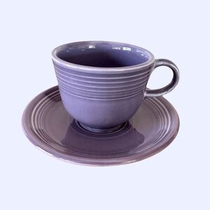Rare Fiesta Lilac Tea Cup & Saucer